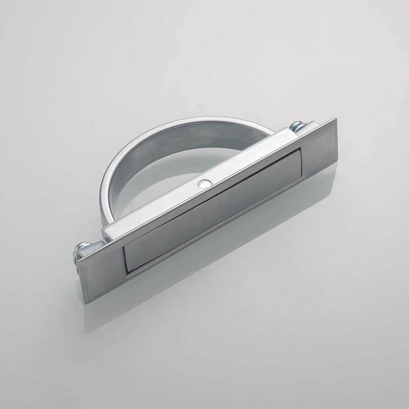 恒珠PL005旋转半圆隐形拉手 抽屉暗拉手 机柜工业把手