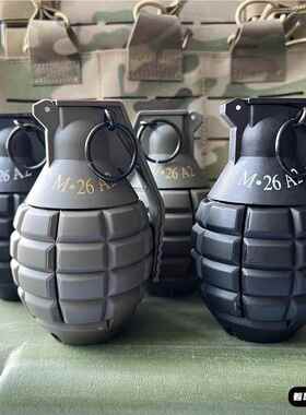 儿童M26手榴弹玩具仿真可爆炸弹射水弹手雷模型男孩5烟雾弹可冒烟
