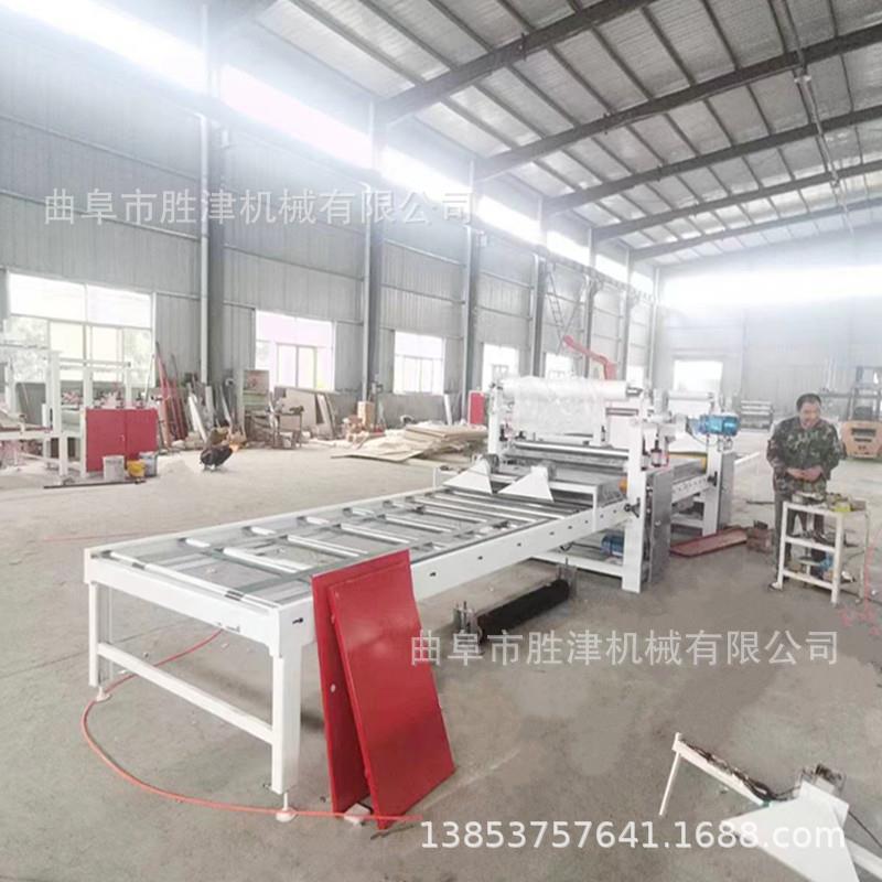 竹木纤维板平贴机 木饰面板大板胶膜热烫贴面机生态板冷胶覆膜机