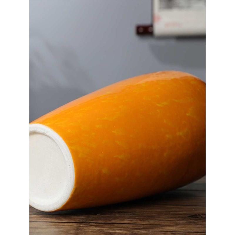 32CM高景德镇陶瓷花瓶家居软装样板房酒店新中式花瓶干花摆件花器