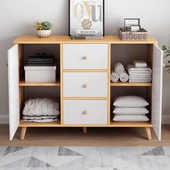 实木五斗柜简约现代斗橱腿北欧风卧室收纳小柜子客厅靠墙抽屉储物