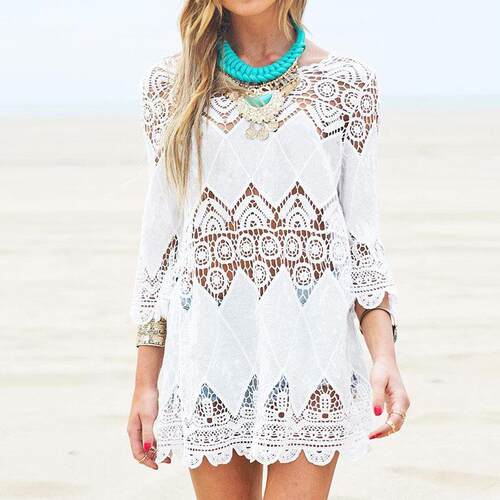 Beach cover up, women's sun protection clothing, seven