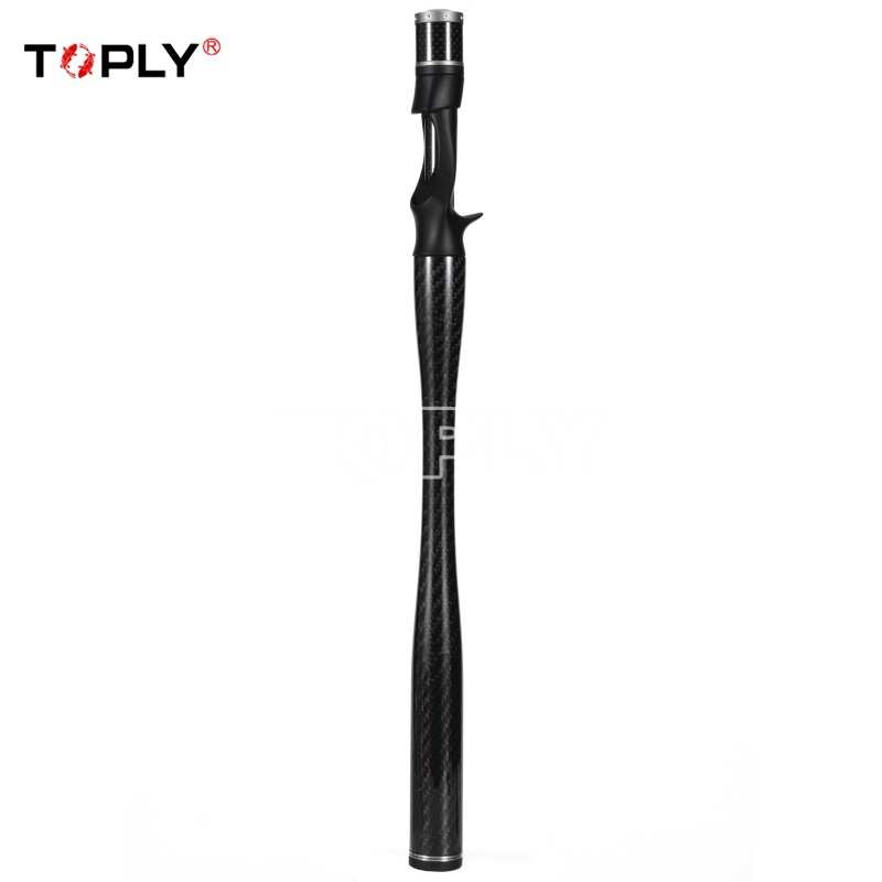 新款海竿路亚铁板竿鱼竿把手套装碳素纤维一体式轮座把手整套