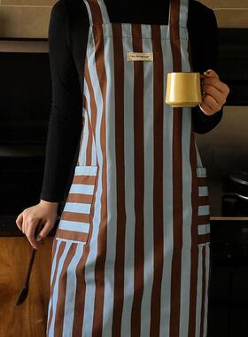 夏天薄款围厨房家用2感0轻25新款女年款防脏上F99MJ6TH裙班做饭水