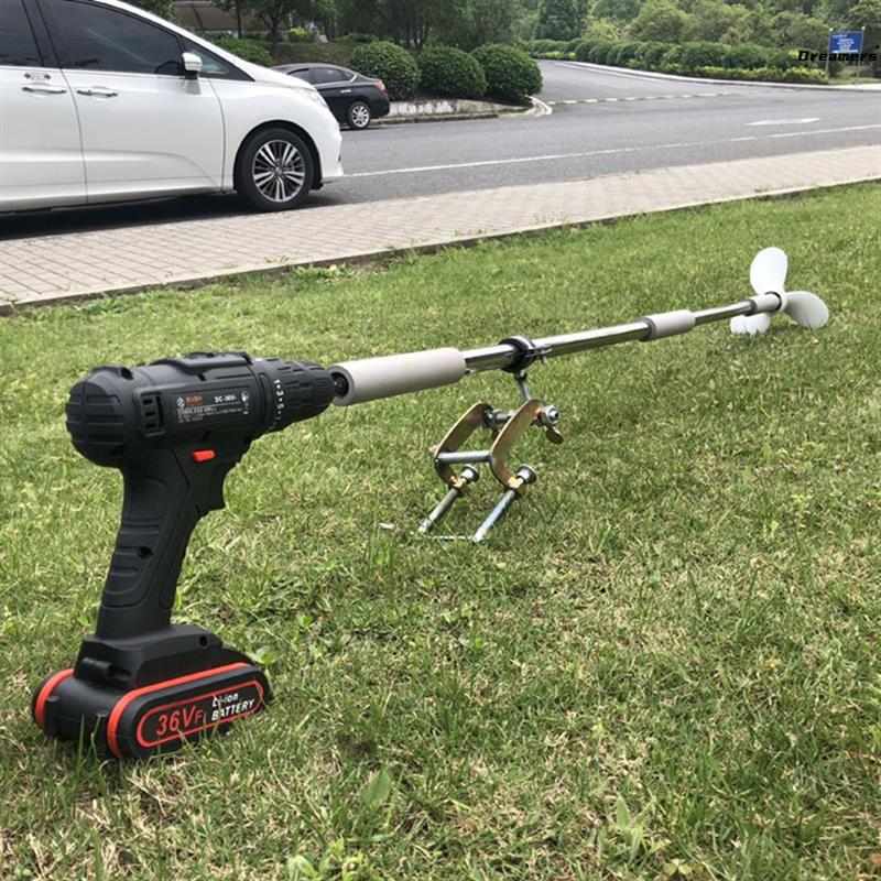 厂家直销推进器船外机电动划桨橡皮艇马达手持螺旋桨皮划艇充气船