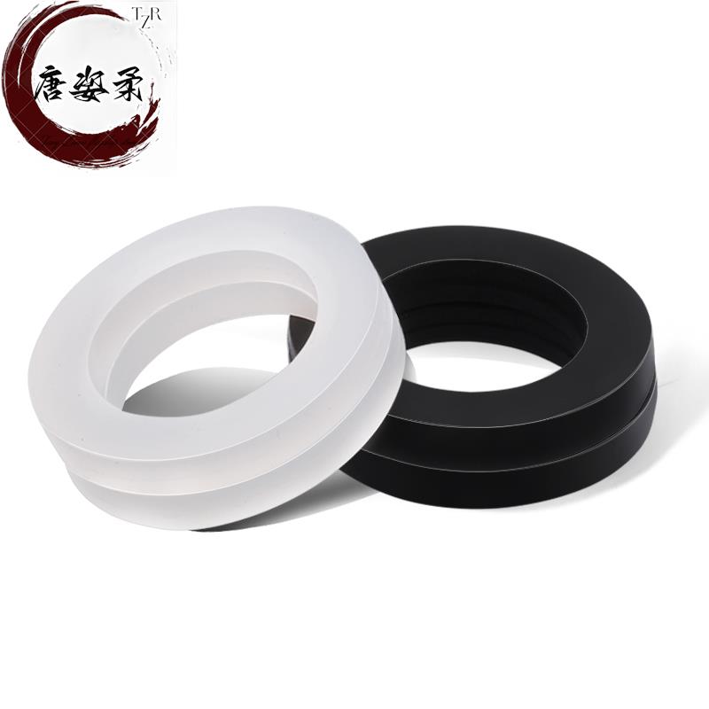 4分6分黑色橡胶垫片垫圈密封平垫矽胶晴防水热水器花洒水表丁加厚