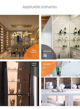 34不锈钢玻璃夹支撑层板夹璃卡子固定夹卡扣支架托玻架固0定配件