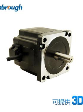 二相6单轴步电机进力矩3EUG.3NM电长流48.2A轴径12.7四线机身65MM
