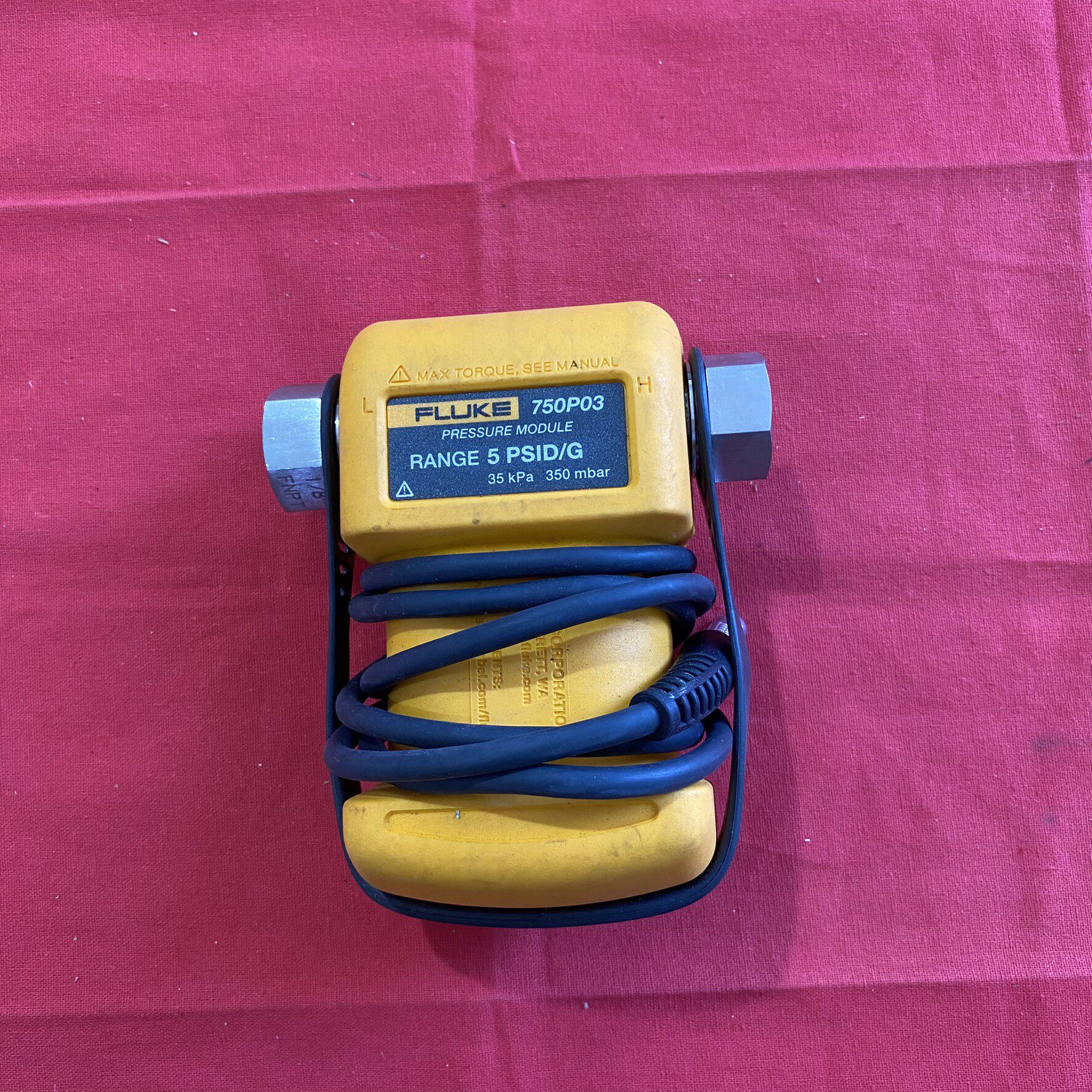 福禄克FLUKE 750P03压力模块，5PSID/G量程，