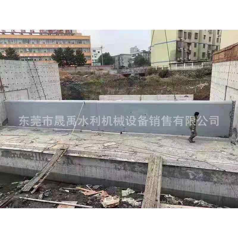 景观闸坝底横轴翻板闸河道治理调水蓄水液压启闭机钢坝闸防洪泄洪