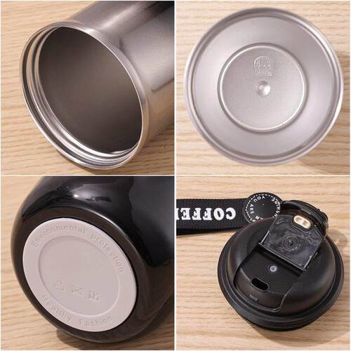 vacuum water coffee cup mug bottle stainless steel portable