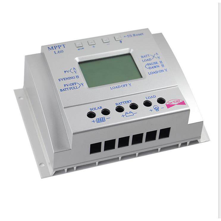 L60电压电流显示太阳能控制器12V24V60A太阳能充放电控制器