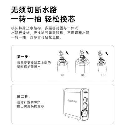 托客乐思日本TOCLAS原装净水器滤芯CB后置CF复合RO膜滤芯一件