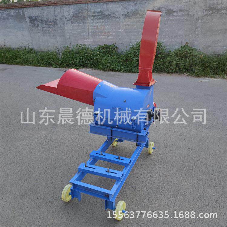 大型电动铡草机 多功能粉碎揉丝玉米秸秆切段设备