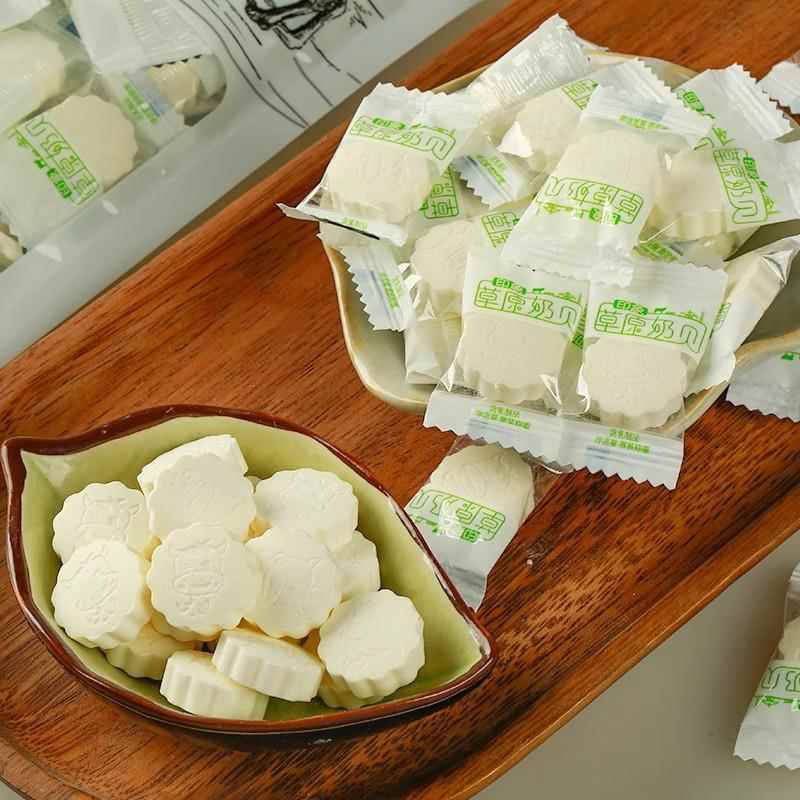 甘肃兰州特产山里马骆驼奶贝羊奶贝干吃奶片儿童零食奶酪乳片