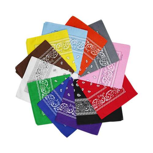 European American scarf outdoor riding turban bandana 方头巾