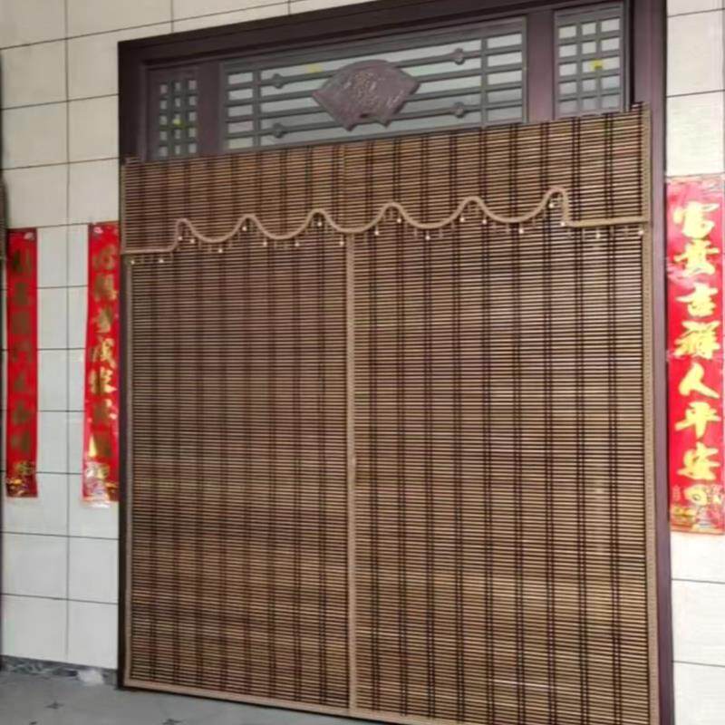 夏季高档竹门帘防蚊门帘室外专业竹门帘