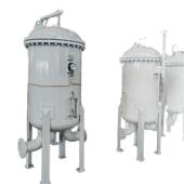 碳钢壳体DN200法兰 过滤及脱水 180立方航空煤油过滤器 喷气燃料