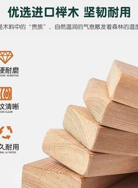 全木实木床s-d02加固简约榉.双人单人家用床床头榻榻米简易床架.