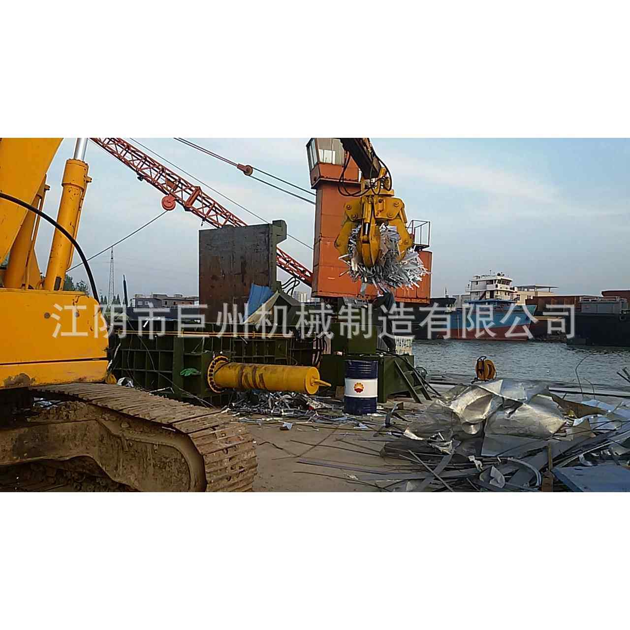 漳州250吨金属打包机,福建大型废钢打包机,金属液压打包机厂