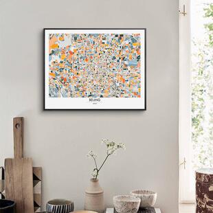 网红图装饰地画电箱壁免打孔北开欧简约客厅画关电源配电表箱挂画