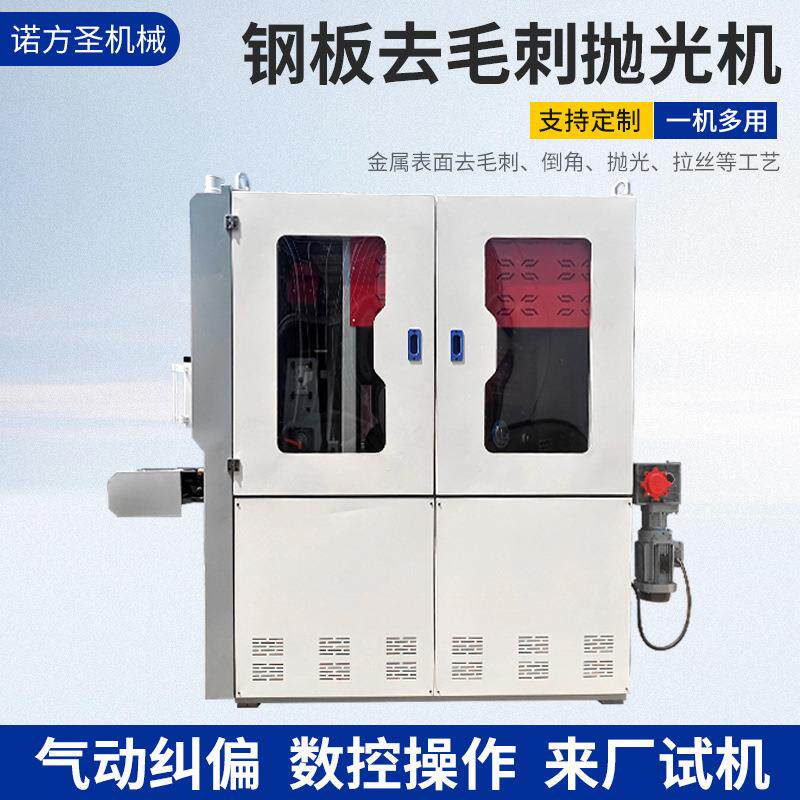 金属砂光机汽车船舶表面处理打磨抛光一体机钢板去氧化皮打磨机