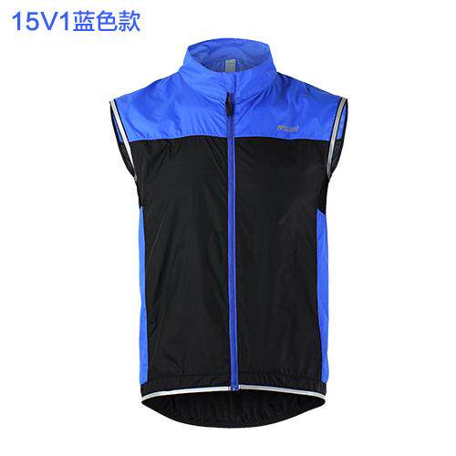 高档速欧骑行光马甲艾户外速干气透防风无袖跑步运反动服背心轻薄
