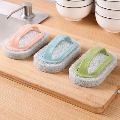 New Handle-Equipped Cleaning Brush for Bathrooms, Tile Brush