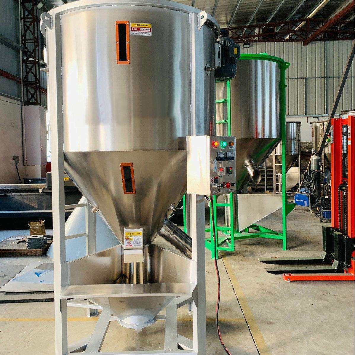 直销1吨立式塑料搅拌机混料机拌料桶均化仓拌料机混色机