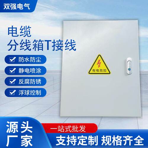 电缆T接线分线箱防水防尘市政工程建筑配电分支箱厂家直供