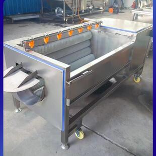全自动芋头清洗机多功能土豆莴笋去皮机根茎类毛辊清洗去泥机