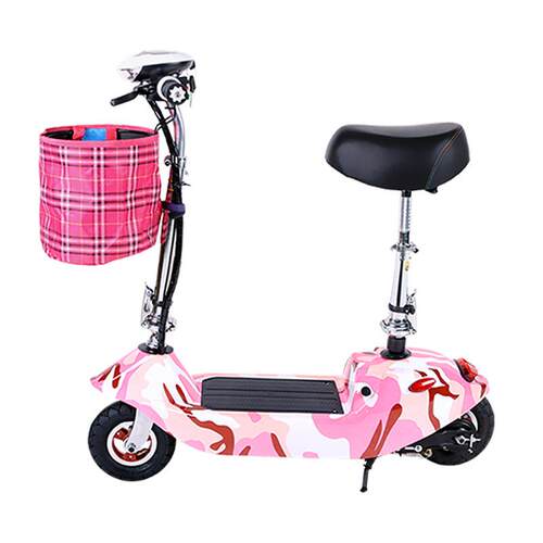 小电动车小海豚电动滑板车女士折叠电动车代步车现货 scooter