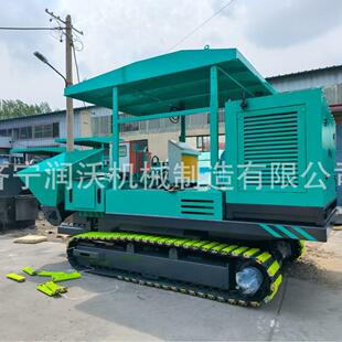 100钢制履带水沟滑模机 水渠成型机 路缘石路肩防撞墙滑模机