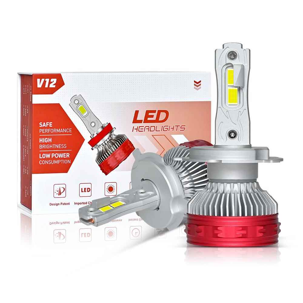 150W双铜管大功率汽车LED大灯H4H7H11LED车灯泡远光近光通用