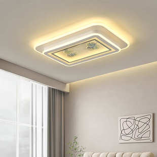网红现代新款 简约卧室北欧轻奢大气房间小户型客厅书房led吸顶灯
