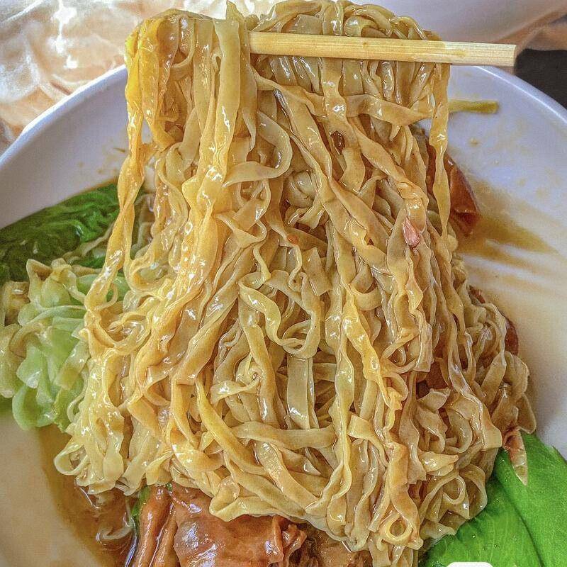 星之港 竹升面全蛋面港式粗面云吞面拌面湿面小刀面宽面碱水面