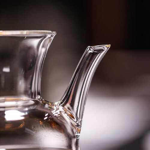 高硼硅玻璃分茶器公道杯小壶炫彩闪光茶海宋壶品质堪比台湾某慢堂