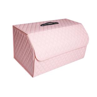 汽车后备箱收纳箱卡通女轿车用尾箱盒车内后备箱整理储物盒车载好