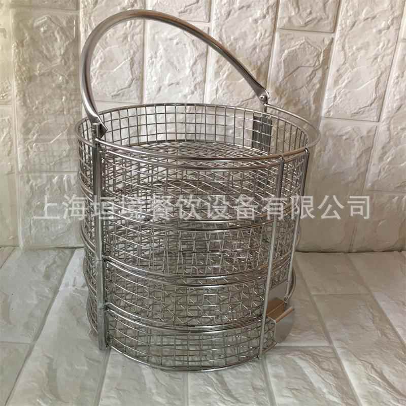 蓝压锅炸圆形分层高压炸炉炸网2压力炸鸡炉配件汉堡店炸力鸡篮