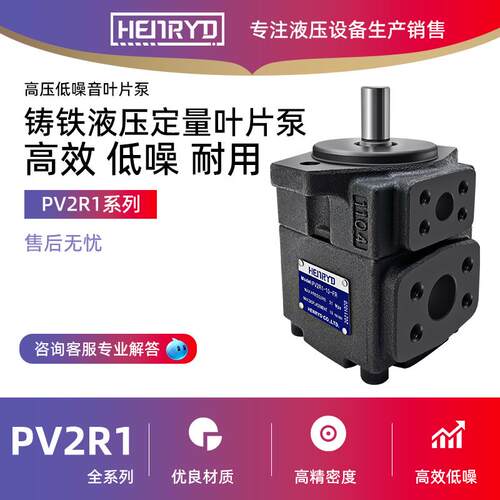 液压油压头高压叶片泵PV2R1-6 10 12 14 17 19 23 25 28 31-F1R