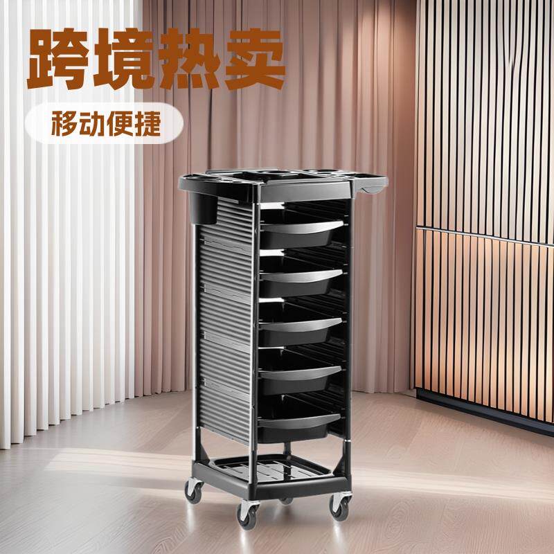 热卖美发推车多功能可移动理发店美发工具车发廊专用工具车