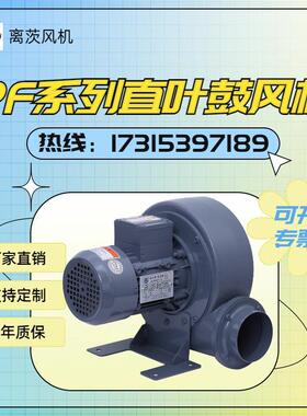 离茨PF125-1小型铝合金鼓风机0.4KW直叶式透浦式中压风机