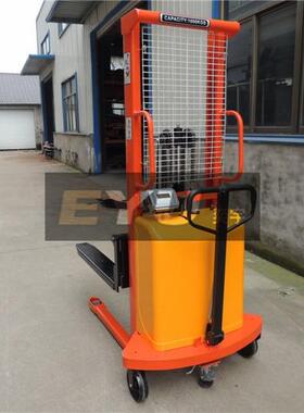 EY-PLSW1016计量式堆高车计重记重量电动堆高叉车半电动升高车