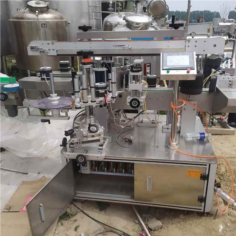 食果汁蒸全自动平面标机 不锈钢圆瓶609套热汽熔胶热收品缩贴标机