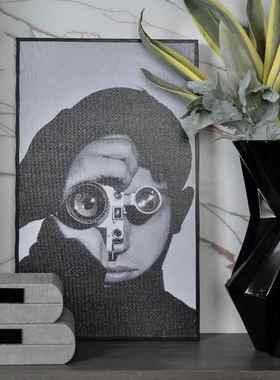 现代极收tb-68025简样板房书房书柜桌客酒柜餐软边柜纳柜装饰厅品