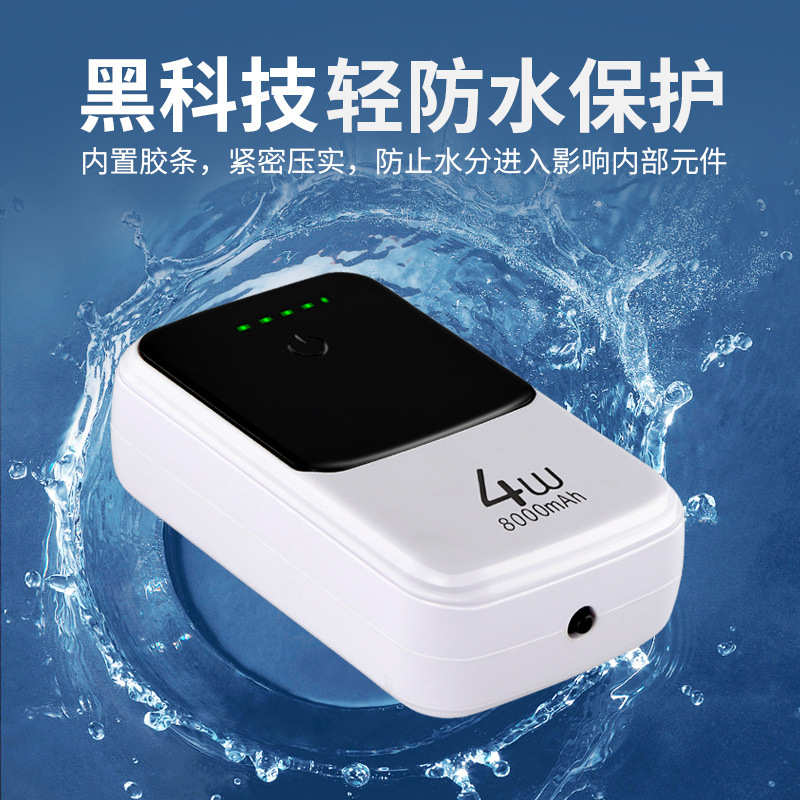 OEM水族箱养鱼充氧泵增氧泵鱼缸增氧机静音小型家用外出钓鱼泵