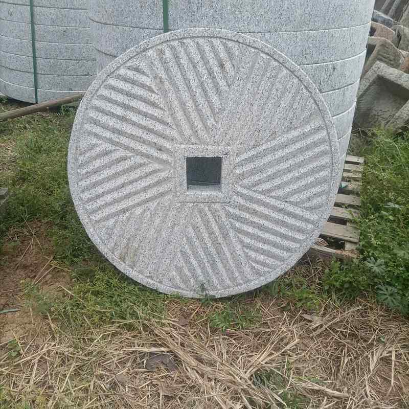 老石磨盘庭院流水风水摆件石器民俗石槽石臼石柱滚石碾复古钱币石