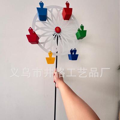 跨境The Ferris Wheel for Feathered 铁艺小鸟摩天轮喂鸟器