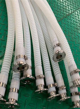 厂家供应DN322mm加工四氟乙烯波纹管防腐软管PTFE波纹管内径8..16