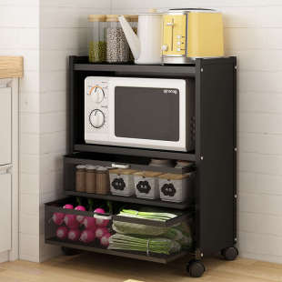 厨房蔬菜置物架落地多层抽屉式菜篮子收纳架多功能放水果储物柜子